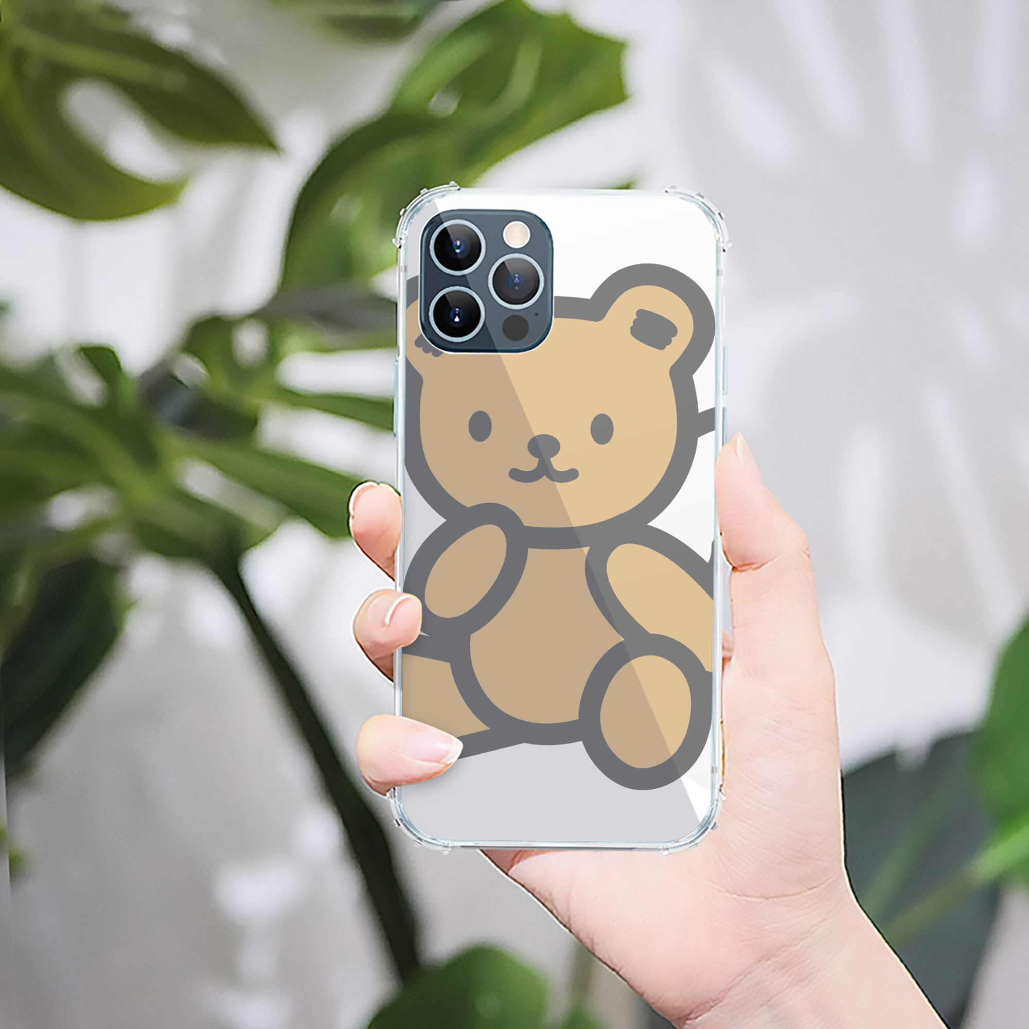 （画像用） Hello Kitty ハローキティ 【iPhone 12シリーズ対応】透明スマホケース（クリアソフトケース）